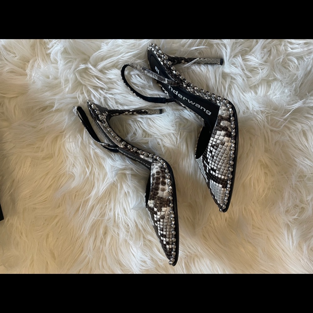 Alexander Wang-Rina Snake print emboss